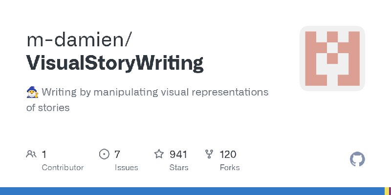 GitHub - m-damien/VisualStoryWriting: 🧙‍♂️ Writing by manipulating visual representations of stories