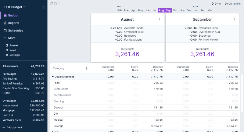 👉 名称：actual🤖 类型：🎯项目👏 介绍：自部署的个人理财开源项目：