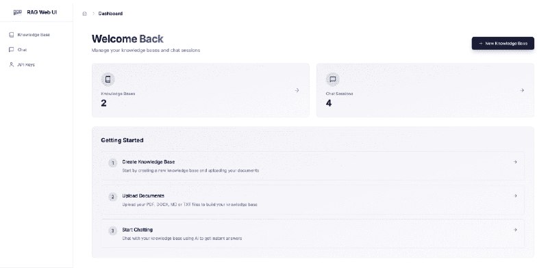 👉 名称：rag-web-ui🤖 类型：🎯项目👏 介绍：一个基于 RAG (Retrieval-Augmented Generation) 技术的智能对话系统，它能够帮助构建基于自有知识库的智能问答系统