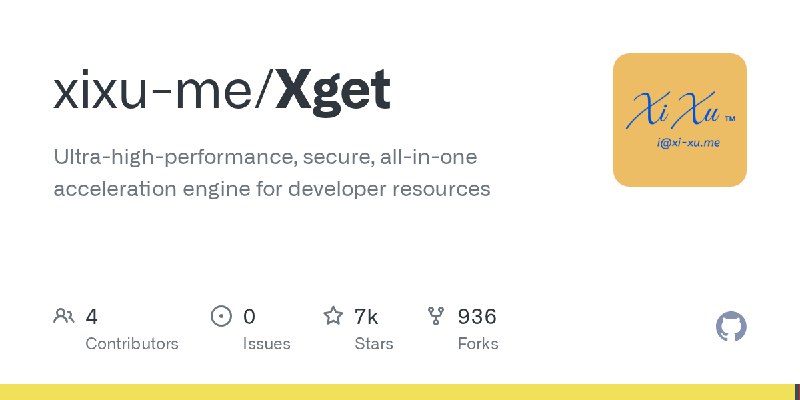GitHub - xixu-me/Xget: Ultra-high-performance, secure, all-in-one acceleration engine for developer resources