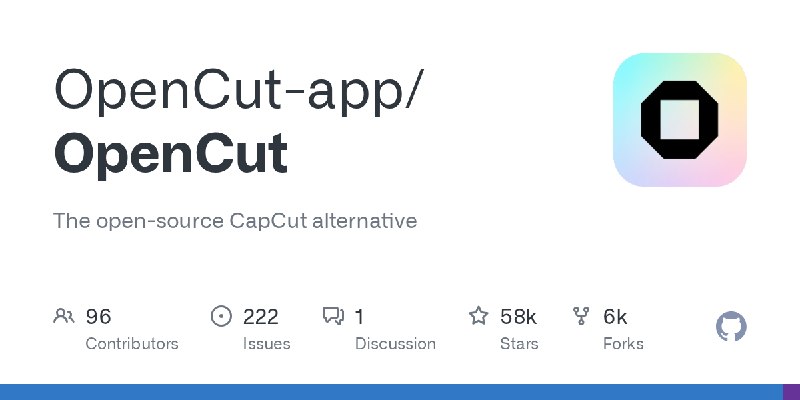 GitHub - OpenCut-app/OpenCut: The open-source CapCut alternative