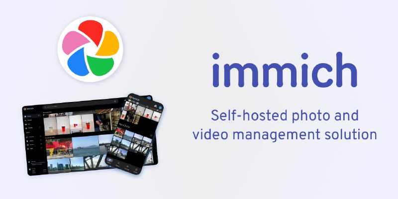 GitHub - immich-app/immich: High performance self-hosted photo and video management solution.
