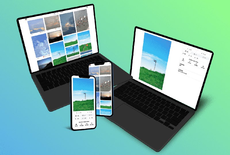 👉 名称：PicImpact🤖 类型：🎯项目👏 介绍：一个摄影师专用的摄影作品展示网站，基于 Next.js + Hono.js 开发- 瀑布流相册展示图片，支持实况照片(Live Photos)，基于 LivePhotosKit JS 开发