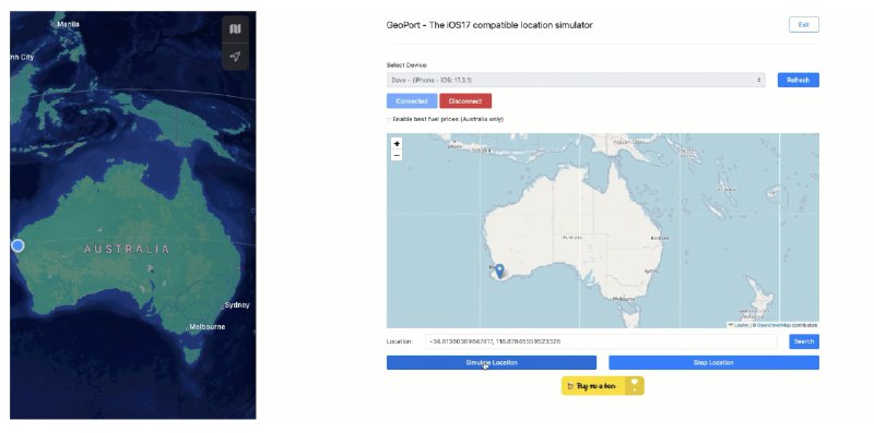#iOS #虚拟定位 #工具🌍 GeoPort - 一款支持 iOS 的虚拟定位器🐙 开源页面iOS 虚拟定位现在不需要越狱，只要 iOS 17及以上系统即可实现！下载客户端，然后用 USB 连接电脑即可实现，聊胜于无！支持Windows、macOS、Linux📮投稿    📢频道    💬群聊    🔎索引